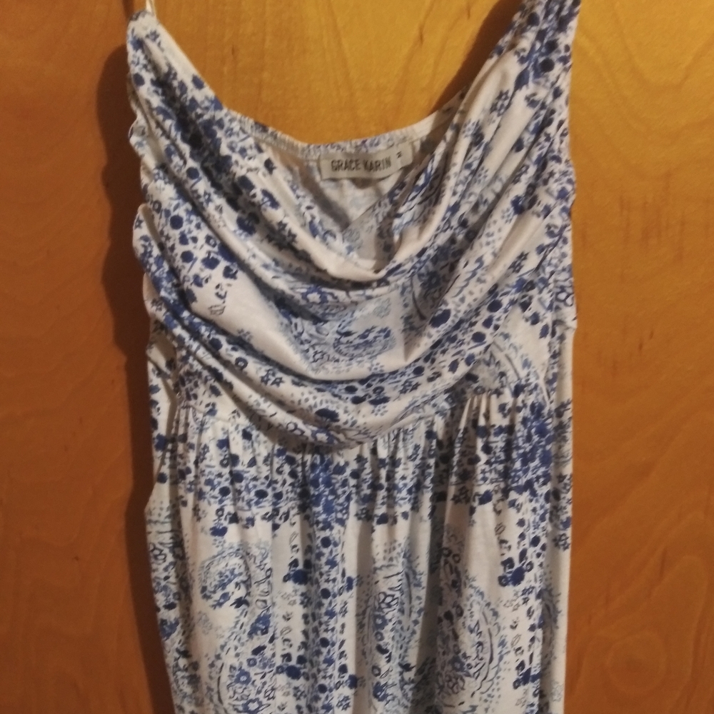 Grace Karin Long Strapless Dress Size Medium